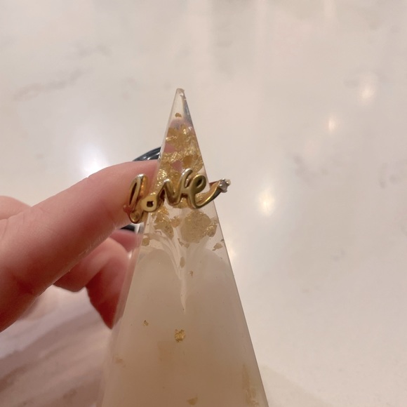 LOVE Script Ring - Picture 5 of 6